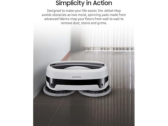 SAMSUNG Jetbot Mop, Cordless Robot Cleaner