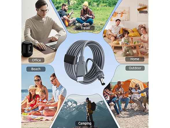 Gtaywell Starlink Mini USB-C to DC Power Cable