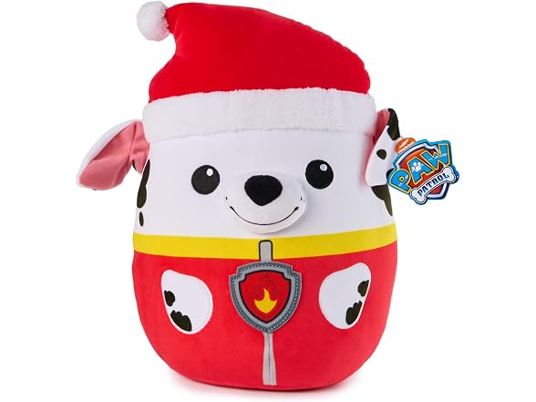 PAW Patrol Winter Holiday Marshall Squish Plush