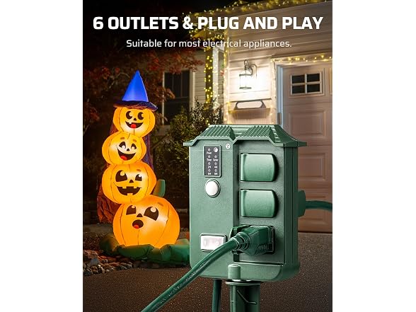 Outdoor Power Stake Timer