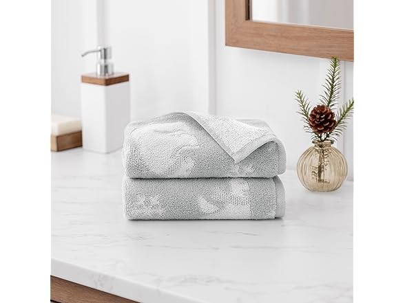 MARTHA STEWART Premium 2pc Hand Towels Set