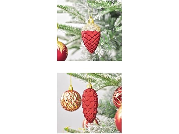 Taberoater 106PCS Christmas Ornaments