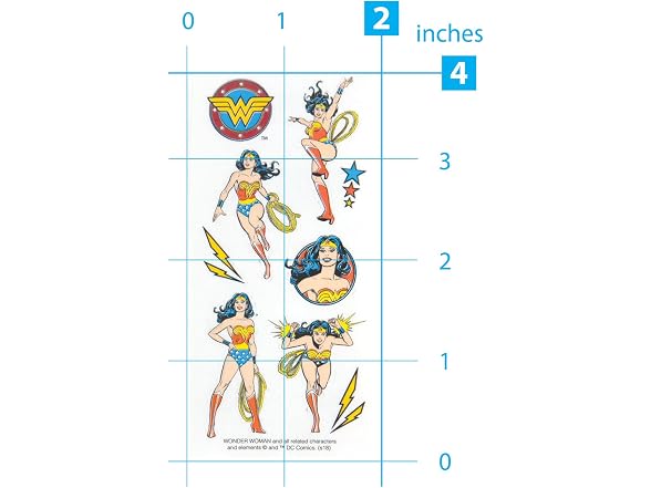 DC Comics Calssic Wonder Woman Stickers