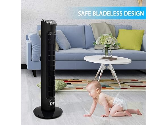 Simple Deluxe 32" Oscillating Tower Fan