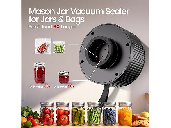 Staweiger Mason Jar Vacuum Sealer Kit