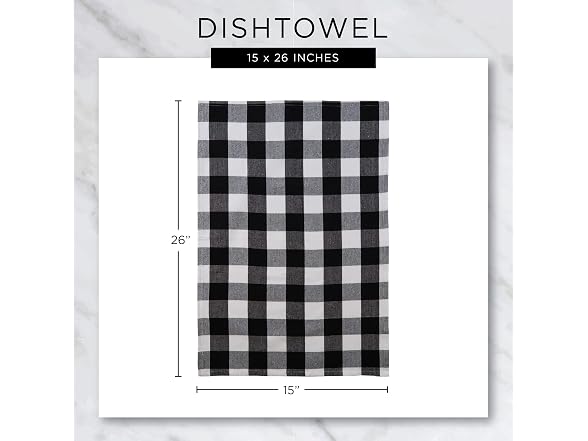 DII Basic Terry Collection Waffle Dishtowel Set