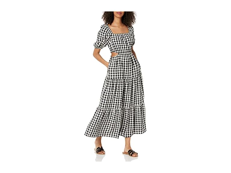 The Drop Women Anaya Square Neck Cut-out Dress