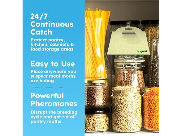 BugMD Non-toxic Moth Traps, 18 Count