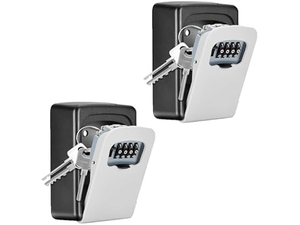 Fayleeko Key Lock Box, 2-Pack