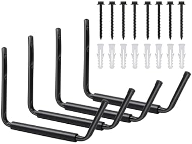 $21.99, Was $29.99, 26% Off! LUGO WM-10-4PK Heavy Duty Steel Hooks 4 PC Black dealfomo