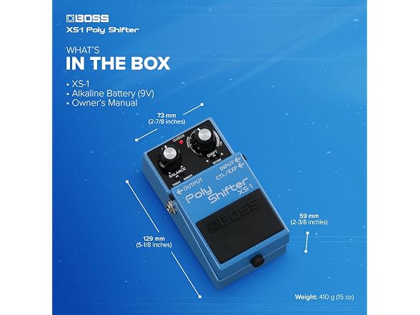 BOSS XS-1 Poly Shifter | Compact Pitch