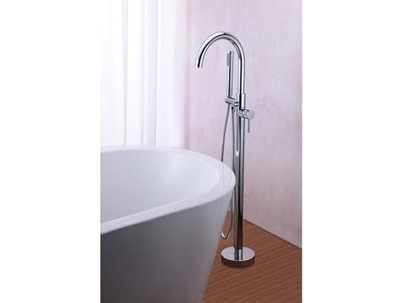 ANZZI Coral Series 2 Handle Floor Mount Freestandi
