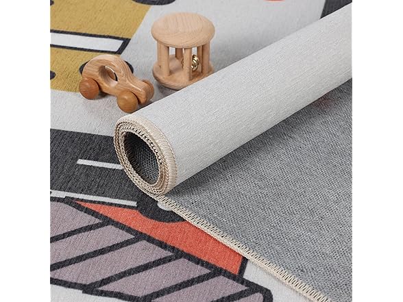 Superior Construction Zone Non-Slip Indoor Rug 5'x8'