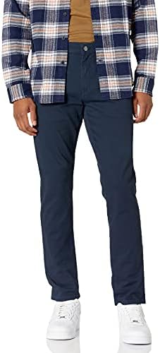 Amazon Essentials Men's Slim-Fit Pants, 5-Pocket Stretch Twill Design, Navy, 40W x 32L