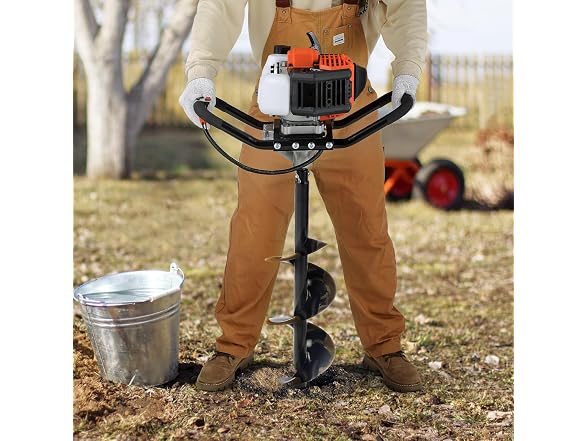 Post Hole Digger, 43cc 1250W Auger Post Hole