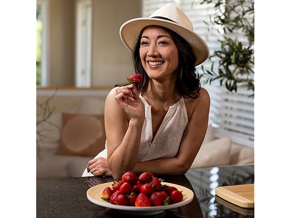 LEXA 4-Piece Handcrafted Bamboo Serving Set