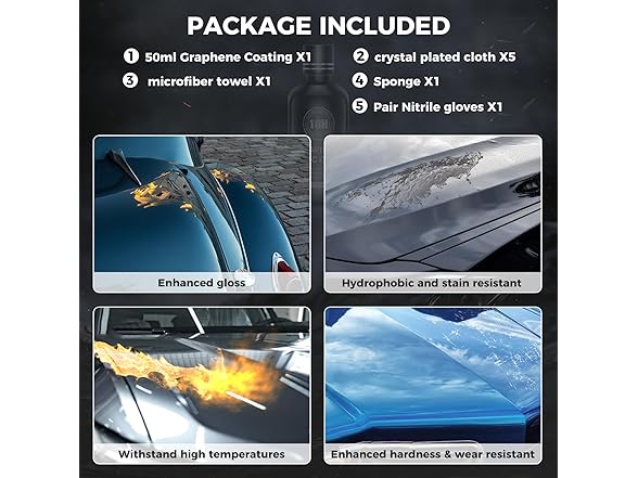2025 Upgraded Graphene Ceramic Coating Kit