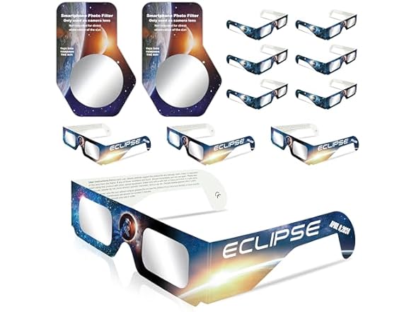 QONBINK QONBINK Solar Eclipse Glasses Approved