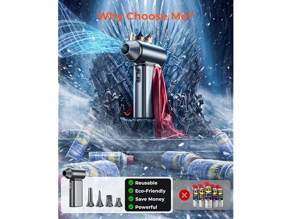 SKTFFR Compressed Air Duster Electric