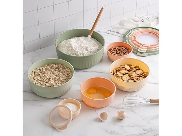 COOK WITH COLOR Prep Bowls with Lids