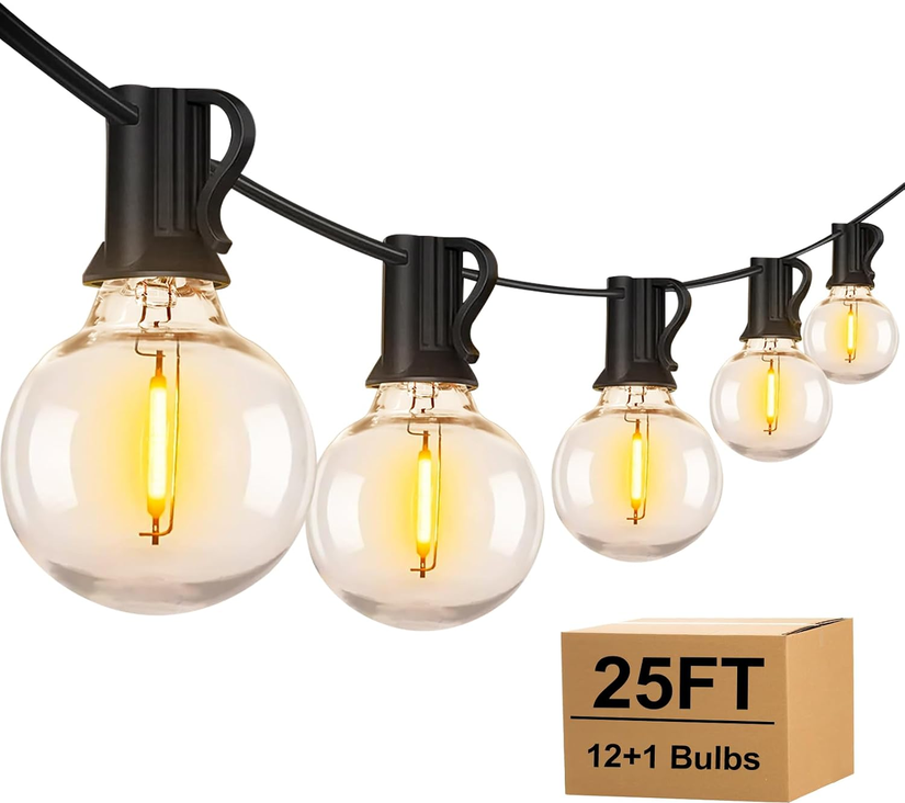 TAICORE G40 Bulbs Outdoor String Lights - Gallery 10