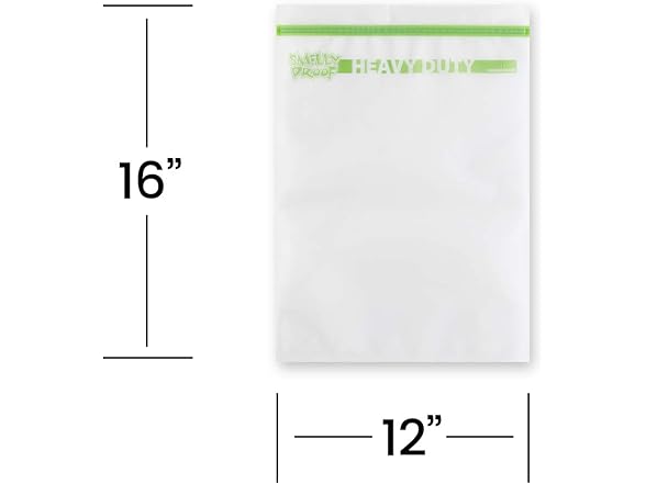Smelly Proof Bear Tested No Smell Bag,