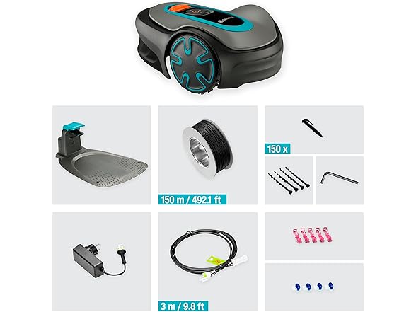 GARDENA SILENO Minimo - Automatic Robotic Lawn Mower