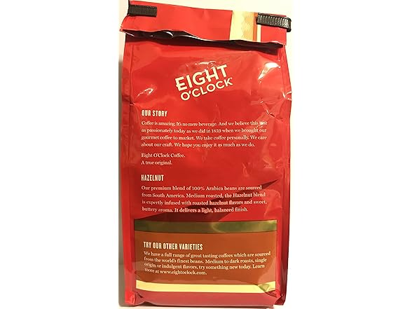 Eight O'Clock Hazelnut Coffee