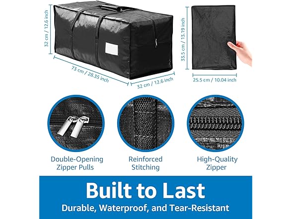 VISVEIL 6 Pack Heavy Duty Moving Bags