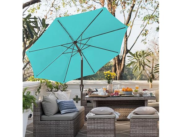 JEAREY 9FT Patio Market Umbrella