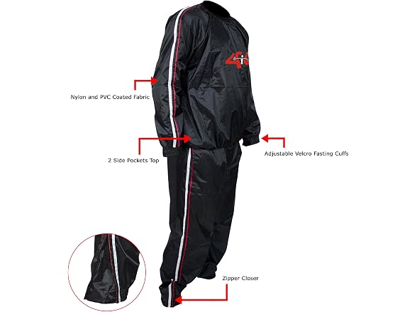 4Fit Heavy Duty Sweat Suit Sauna
