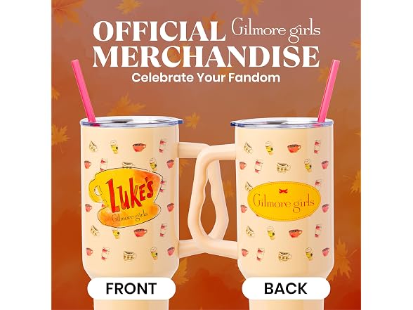 Silver Buffalo Girls Gilmore Luke's Diner Tumbler