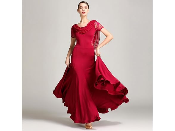 Yilinfeier Women (M) Special Neck Design Dance