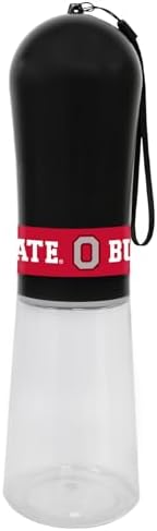 Pets First Dog Water Bottle. NCAA Ohio State Buckeyes PET Water Bottle. Best Cat Water Bottle. Water Fountain Dispenser for Dogs & Cats., 13.5oz