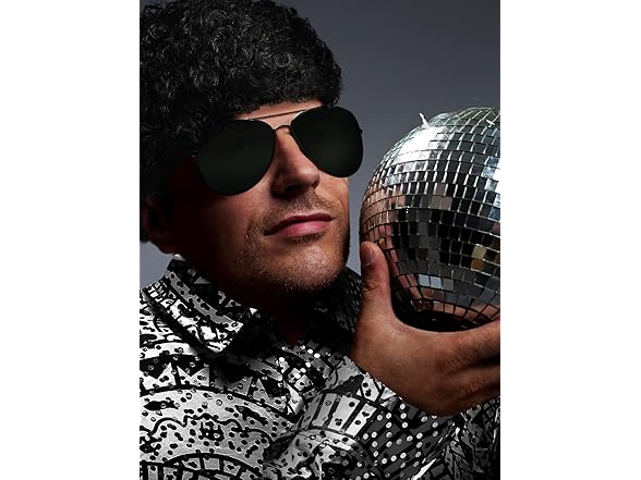 6 PC Men's 70s Disco Costume Set