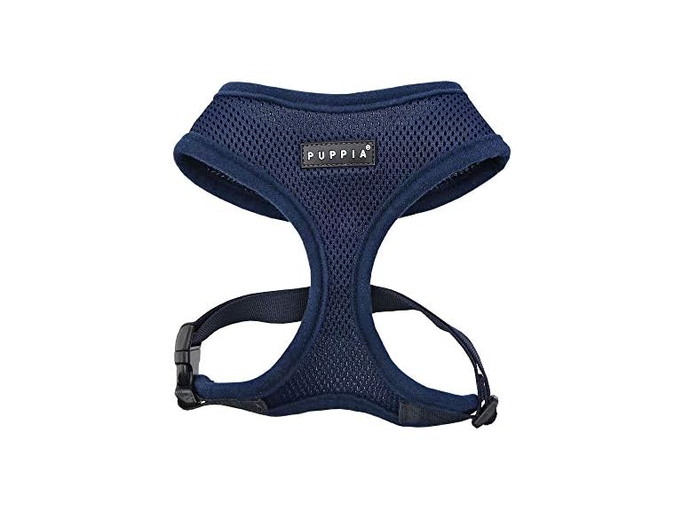 Puppia Puppia Soft Dog Harness, Navy, Small (PDCF-AC3