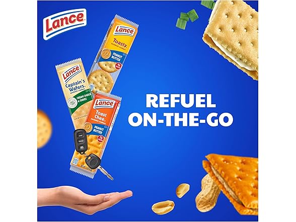 20PK Lance Sandwich Crackers, Variety Pack, 3 Flavors