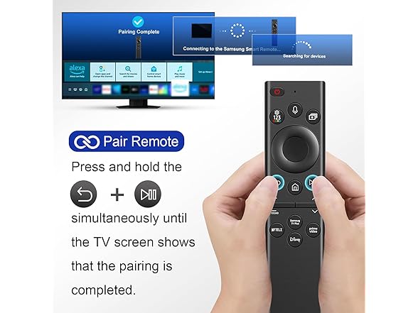Voice Remote for Samsung Frame/Serif/QLED 4K 8K Smart TVs