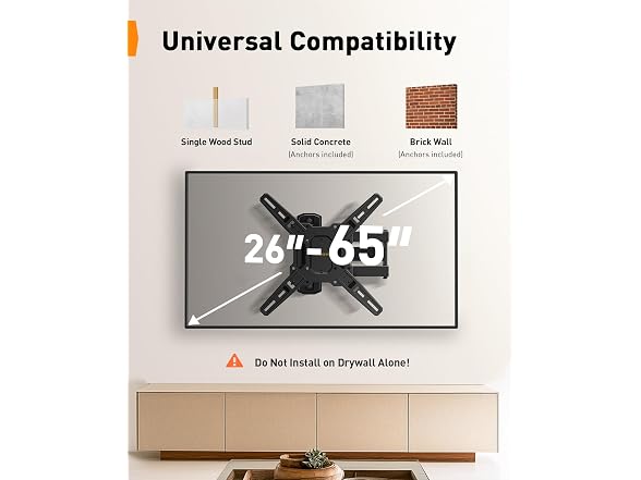 Perlegear Full Motion TV Mount