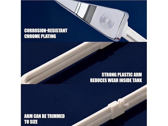 HIGHCRAFT 45 Degree Side-Mount Toilet Tank Flush Lever