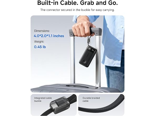 Baseus 10000mAh 45W PD Power Bank USB-C