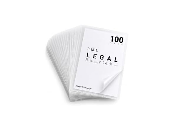 Royal Sovereign Thermal Laminating Pouches