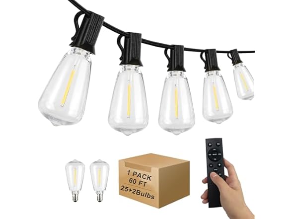 ShineU 60FT LED String Lights
