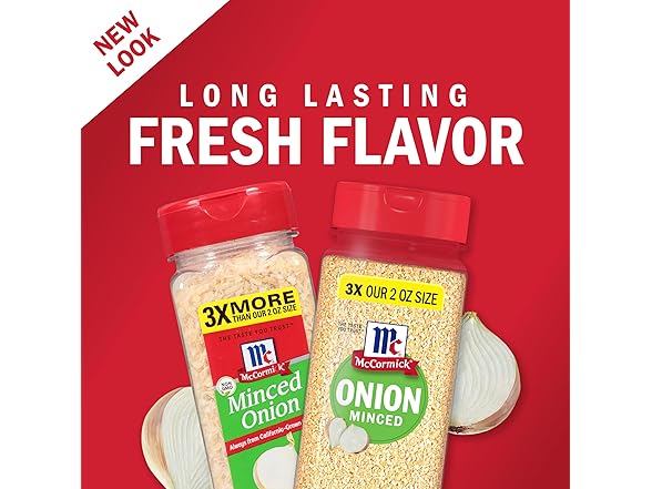 McCormick Minced Onion, 6.37 oz