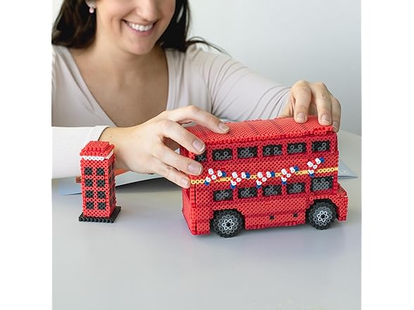 Perler London Bus 3D Fused Bead Kit