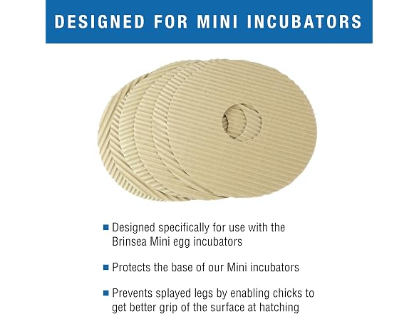 Brinsea Cardboard Hatching Mat for Mini Egg Incubators