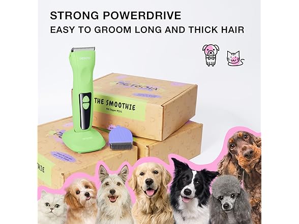 Petopia Professional Dog Clippers for Gr