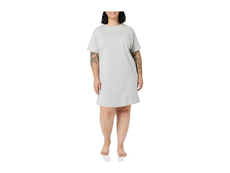 Amazon Essentials Womens Cotton Modal Sleep Tee - Gallery 5