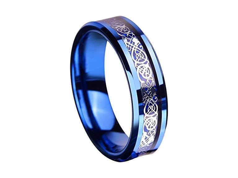 SHENRAN 8mm Tungsten Carbide Ring