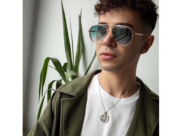 bysilvergates St Christopher Necklace Men's